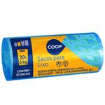 Saco-para-Lixo-Azul-30-Litros-Coop-30-Unidades