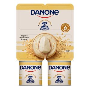Iogurte Tradicional e Aveia Quaker Danone 340g