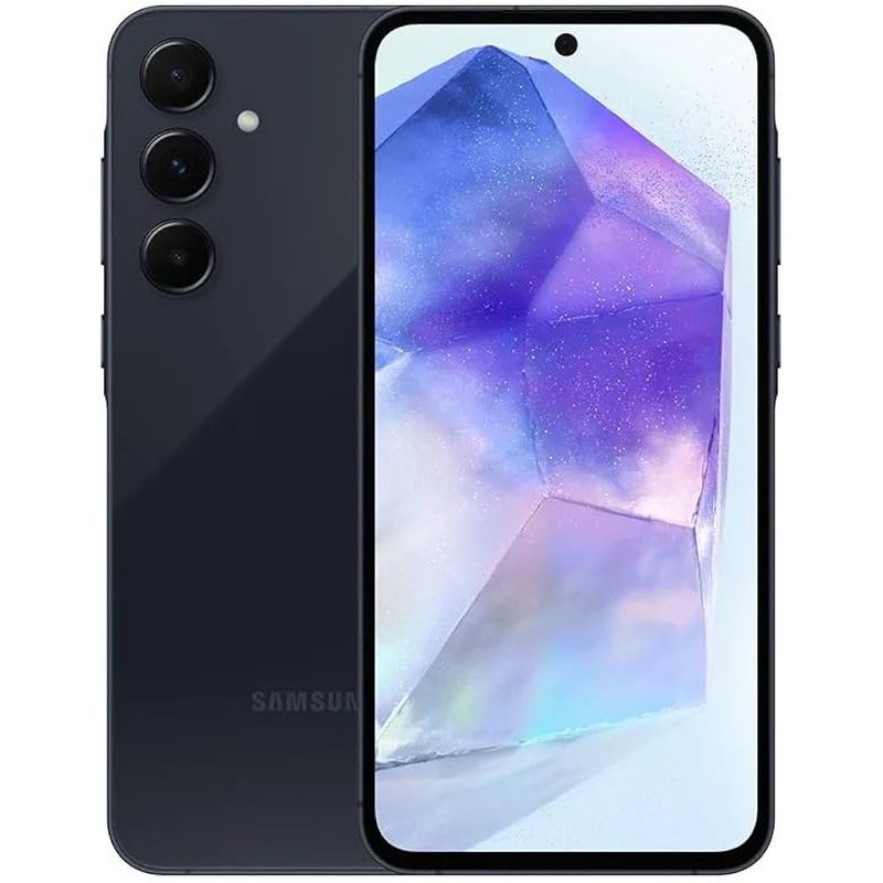 Smartphone-Samsung-Galaxy-A55-5G-128GB-8GB-RAM-Camera-Tripla-Traseira-de-ate-50MP-Selfie-de-32MP-Tela-Super-AMOLED-6-6-Azul-Escuro