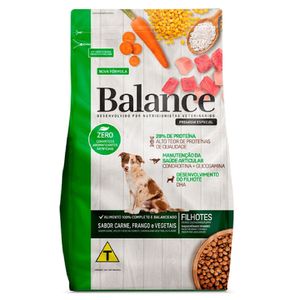 Alimento para Cães Filhotes Raças Médias e Grandes Carne e Frango Balance 2,7kg