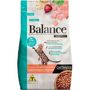 Alimento para Gato Castrado Frango e Vegetais Balance 2,7kg