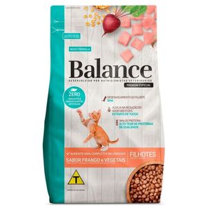 Alimento para Gatos Filhote Frango e Vegetais Balance 900g