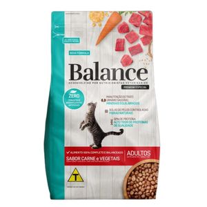 Alimento para Gatos Adultos Carne e Vegetais Balance 2,7kg