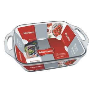 Assadeira Quadrada Grande Marinex 3,8 Litros