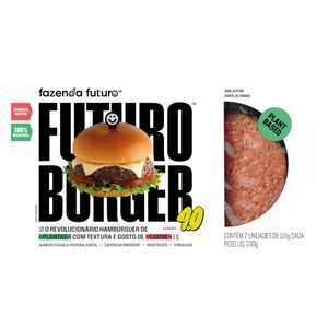 Hambúrguer de carne vegetal Fazenda Futuro Burger 230g