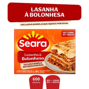 Lasanha à Bolonhesa Seara 600g