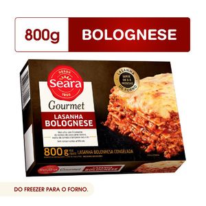 Prato Pronto Seara Gourmet Lasanha bolognese 800g