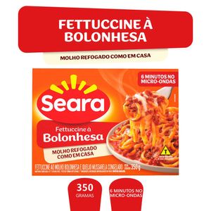 Fettuccine á Bolonhesa Menu Gourmet Seara 350g