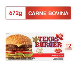 Hambúrguer BovinoTexas 672g