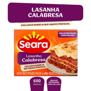 Lasanha Calabresa Seara 600g
