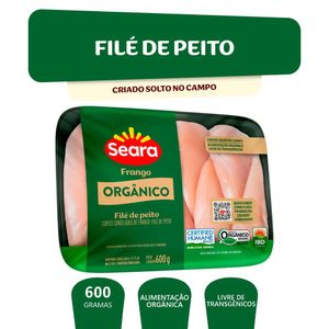 Filé de Peito Seara Orgânico Bandeja 600g