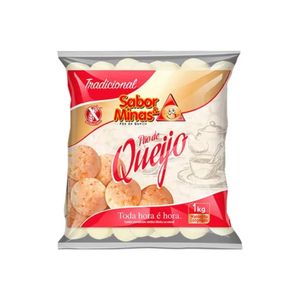 Pão de queijo congelado tradicional Sabor de Minas 1kg