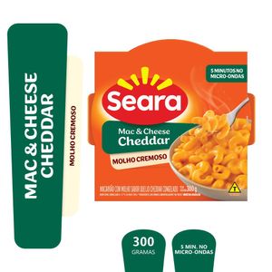 Mac&Cheese Cheddar Tradicional Seara 300g