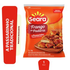 Frango de Padaria à Passarinho Seara IQF Temperado 1kg
