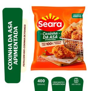 Coxinha da Asa de Frango Seara Empanado Crocante Apimentada 400g