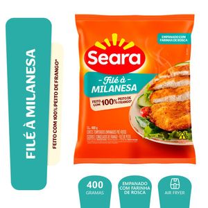 Filé de frango à milanesa crocante Seara 400g