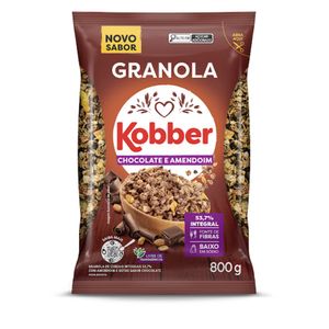 Granola Chocolate e Amendoim Kobber 800g