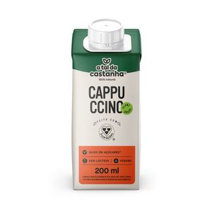 Bebida Vegetal A Tal da Castanha Zero Açúcar Cappuccino 200ml