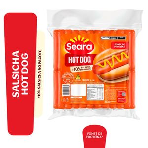 Salsicha Hot Dog Congelada Seara 1kg