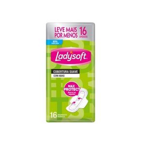 Absorvente Proteção Máximo Com Abas Ladysoft 16 Un