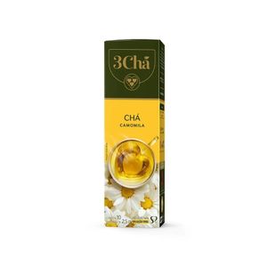 Cápsulas Chá Camomila 3 Chá 25G Com 10 Unidades