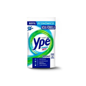 Lava Roupas Líquido Power Act Ypê Reilf 900Ml