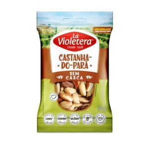 Castanha do Pará sem Casca La Violetera 100g