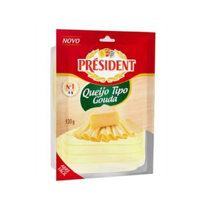 Queijo Tipo Gouda Fatiado Président 130G