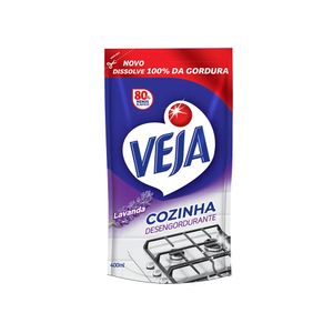 Limpador Cozinha Desengordurante Lavanda Veja 400Ml Refil