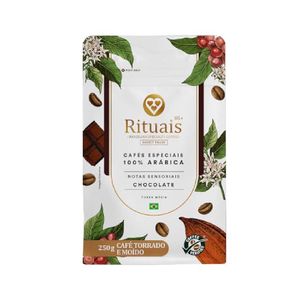 Café Torrado E Moído Chocolate 3 Corações Rituais 85+ 250G