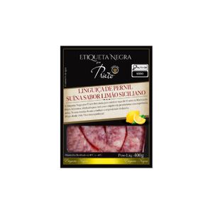 Linguiça De Pernil Suíno Limão Siciliano Prieto 400G