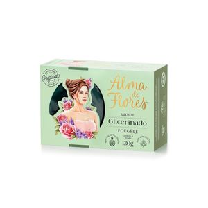 Sabonete Em Barra Glicerinado Fougére Alma De Flores 130G