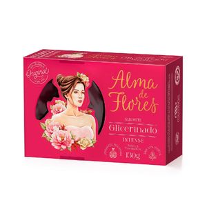 Sabonete Em Barra Glicerinado Intense Alma Flores 130G