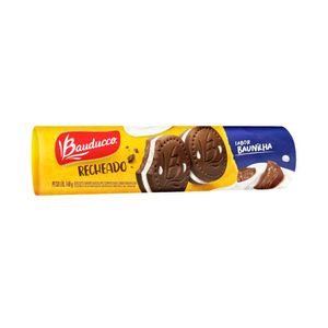 Biscoito Recheado Baunilha Bauducco 140g