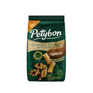 Macarrão De Sêmola De Trigo Grano Duro Integral Rigatoni Petybon 500G