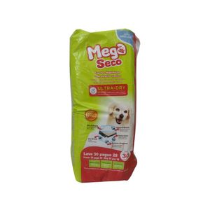 Tapete Higiênico Mega Seco 65X60cm 30 Unidades