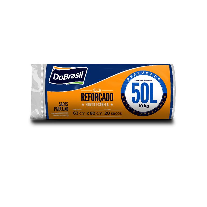 Saco-Para-Lixo-Reforcado-E-Perfumado-Azul-50-Litros-Dobrasil-Com-20-Unidades