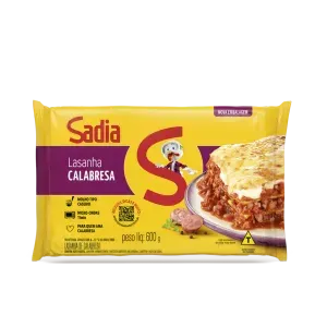 Lasanha Congelada Sadia Calabresa 600g