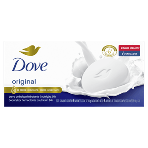 Sabonete em Barra Dove Original 90g 6 Unidades