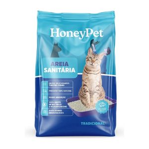 Areia Sanitária Para Gatos Honey Pet 4Kg