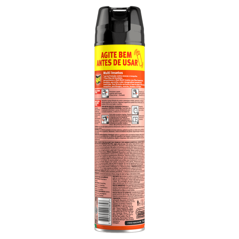 Inseticida multi-insetos Raid 420ml - Supermercado Coop