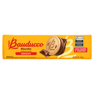 Biscoito Recheado Bauducco Chocolate 140g