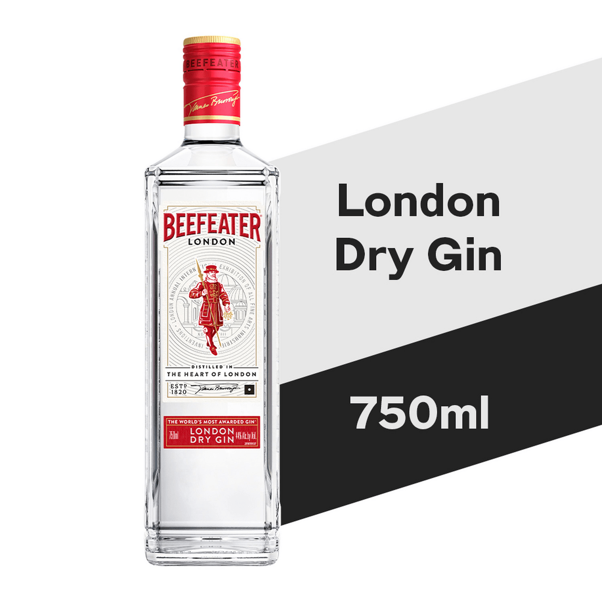 ヴィンテージ　パブミラBEEFEATER DRY GIN Gin Dry Beefeater 750ml - Supermercado Coop