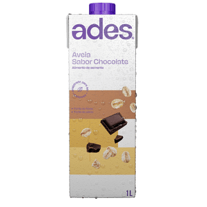 Bebida Vegetal Ades Base de Aveia Sabor Chocolate 1L