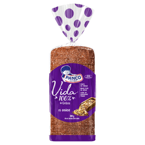Pão de Forma Panco 15 Grãos Integrais 380g