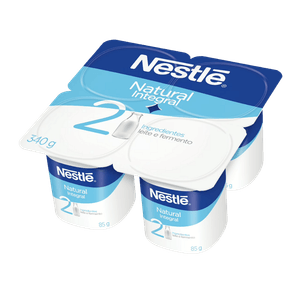 Iogurte Nestlé Natural Integral Bandeja 340g