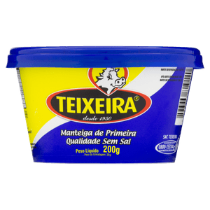Manteiga sem Sal Teixeira 200g