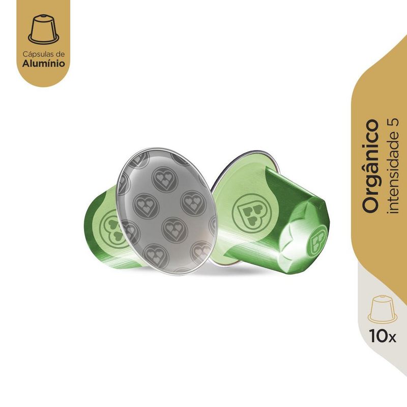 coops Café em Cápsula 3 Corações Nespresso Orgânico | Com 10 Cápsulas