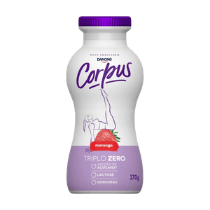 Iogurte Zero Lactose Morango Corpus Danone 170g