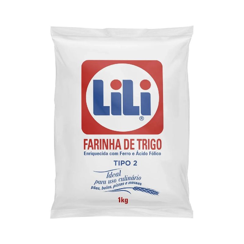 Liliはるか20kg Farinha De Trigo Tipo 2 Lili 1Kg - Supermercado Coop